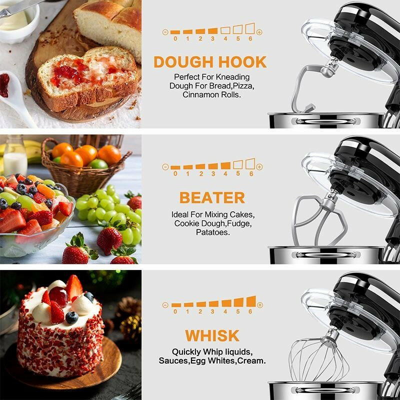 Lola Stand Mixer 6.2L Stand Mixer 1100W Stand Bowl.