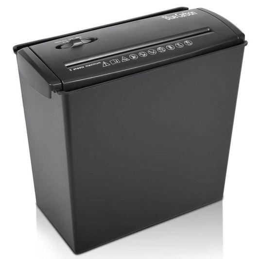 5 Sheet Shredder Strip Cut Paper Shredder with 10L Bin.