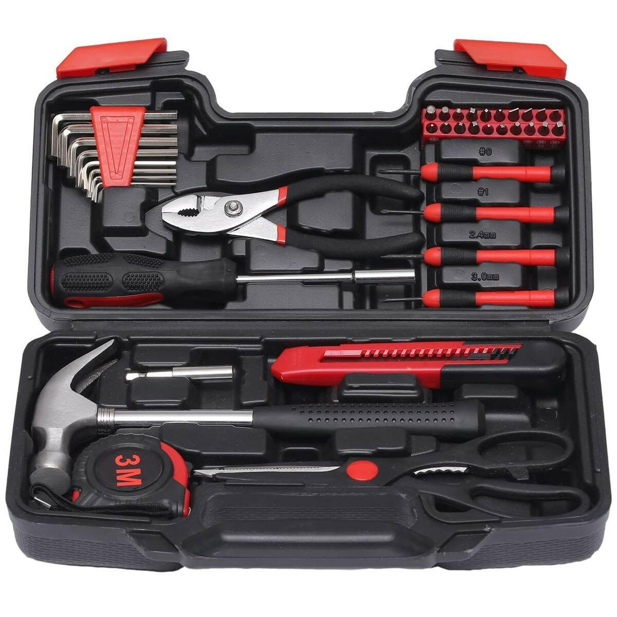 39 Piece Tool Kit Household Portable Hand Tool Kit Multi-Purpose.
