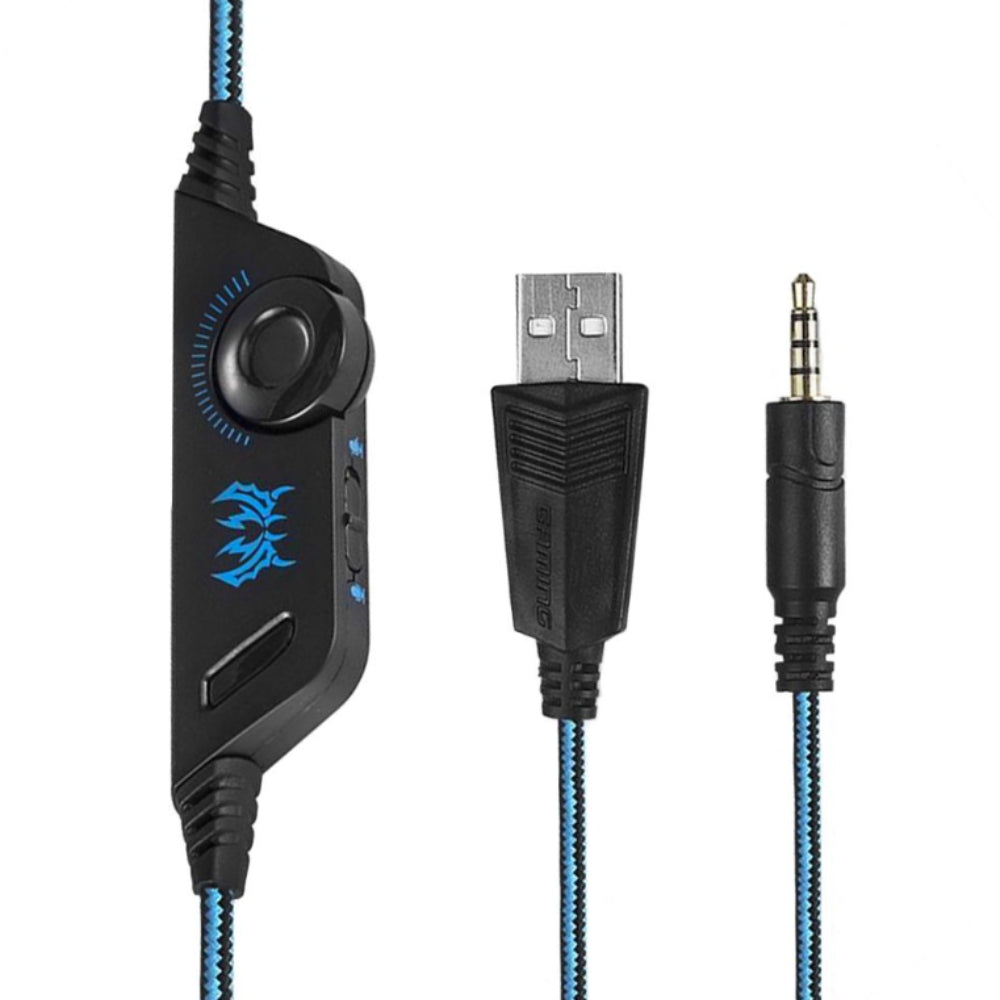 Gaming Headphones with Mic and LED.